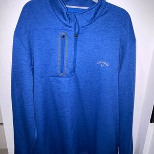 Callaway Men's Zip-Up Sweater in Royal Blue